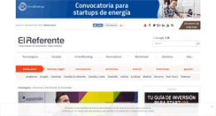 Desktop Screenshot of elreferente.es