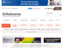 Tablet Screenshot of elreferente.es